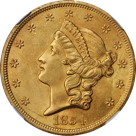 1854 gold eagle.